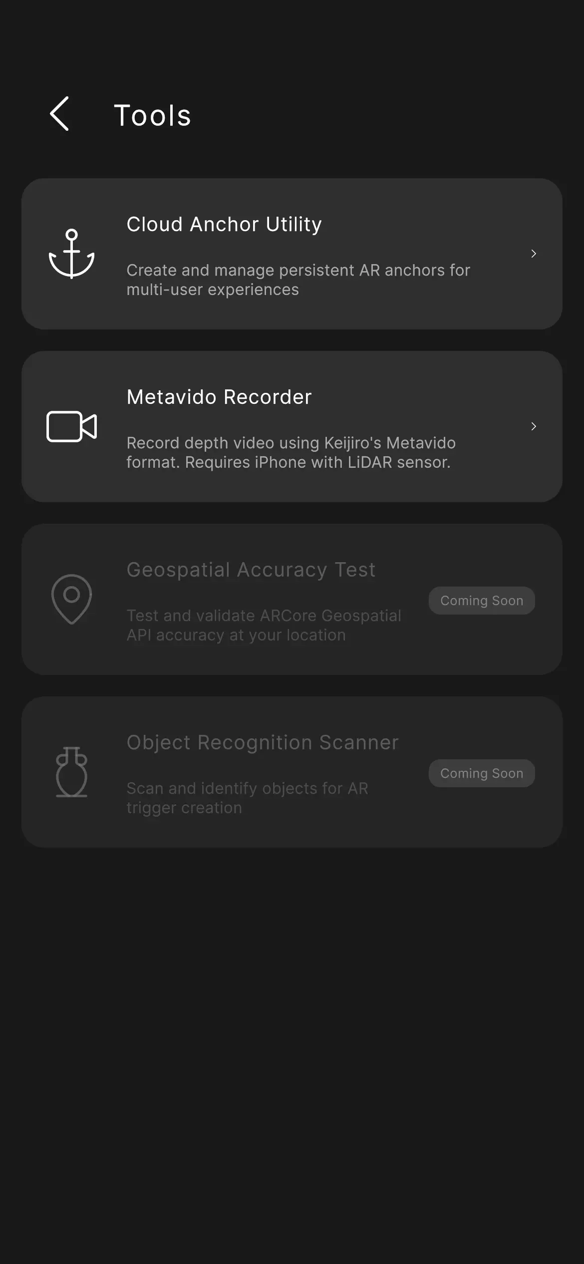 Cloud Anchor Utility