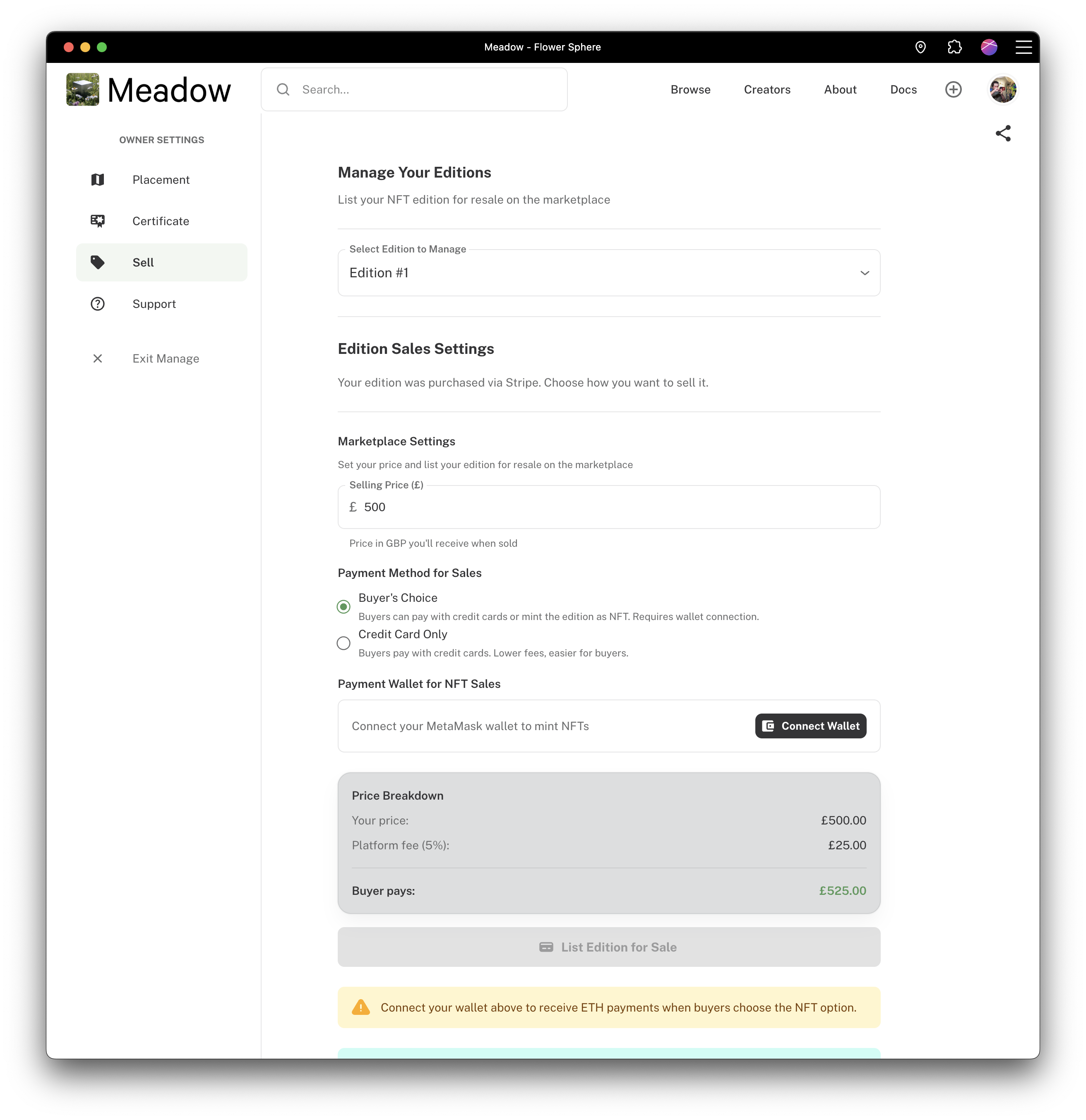 Monetization settings overview